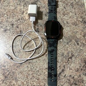 Smartwatch with Camouflage Strap